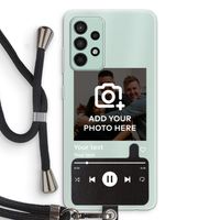 Music Player: Samsung Galaxy A52s 5G Transparant Hoesje met koord