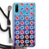 Klaproosjes: Huawei P30 Lite Transparant Hoesje met koord