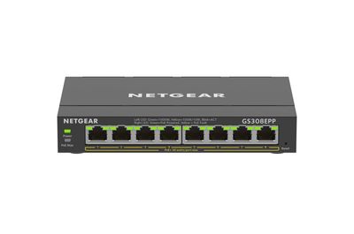 NetgearGS308EPP-100PES Switch Zwart