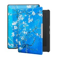 Lunso - Kobo Aura H20 Edition 1 hoes (6.8 inch) - sleep cover - Van Gogh Amandelbloesem