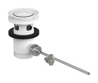 Hansgrohe afvoergarnituur pop-up voor wastafel- en bidetmengkranen, mat wit