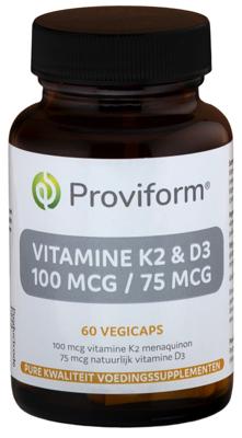 Proviform Vitamine K2 100mcg & D3 75mcg