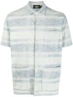 Ralph Lauren RRL chemise rayée à manches courtes - Bleu