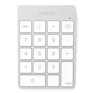 Satechi Slim Numeriek toetsenbord Bluetooth Zilver