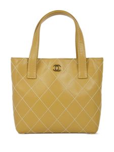 CHANEL Pre-Owned sac à main Wild Stitch (2002) - Tons neutres