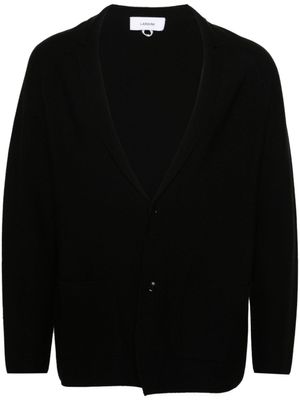 Lardini cardigan à boutonnière - Noir