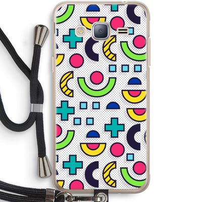 8-bit N°6: Samsung Galaxy J3 (2016) Transparant Hoesje met koord