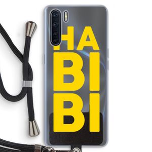 Habibi Majorelle : Oppo A91 Transparant Hoesje met koord