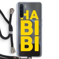 Habibi Majorelle : Oppo A91 Transparant Hoesje met koord