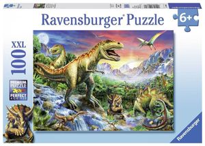 Ravensburger puzzel 100 XXL bij de dinosaurussen