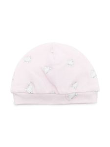 Monnalisa chapeau en coton à imprimé cristal - Rose