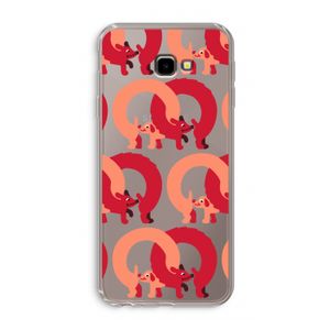 Dogs: Samsung Galaxy J4 Plus Transparant Hoesje