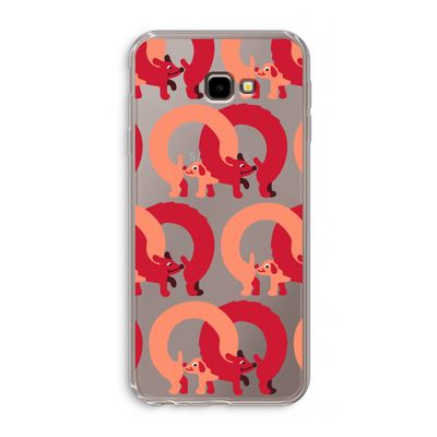 Dogs: Samsung Galaxy J4 Plus Transparant Hoesje