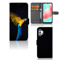 Samsung Galaxy A32 5G Telefoonhoesje met Pasjes Papegaai - thumbnail