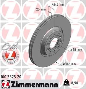 Remschijf Coat Z 100332520