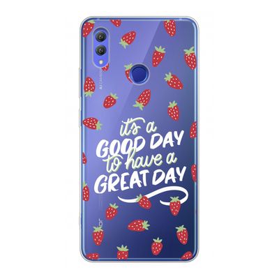 Don't forget to have a great day: Honor Note 10 Transparant Hoesje