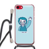 Zwaai: iPhone SE 2020 Transparant Hoesje met koord