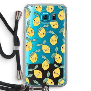 Citroenen: Samsung Galaxy S6 Transparant Hoesje met koord