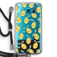 Citroenen: Samsung Galaxy S6 Transparant Hoesje met koord