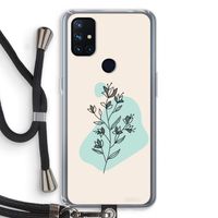 Violets are blue: OnePlus Nord N10 5G Transparant Hoesje met koord Violets are blue: OnePlus Nord N10 5G Transparant Hoesje met koord