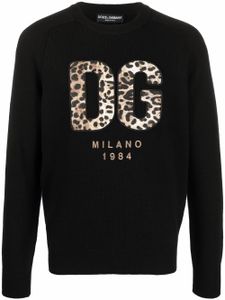 Dolce & Gabbana sweat à patch logo - Noir