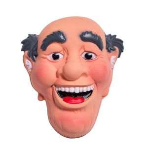 Abraham 50 jaar masker 3D voor een tuinpop