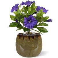 Petunia Kunstboeket 25 cm paars