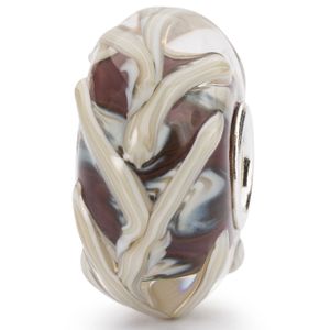 Trollbeads TGLBE-20292 Kraal Ginsengwortel zilver-muranoglas