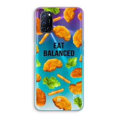 Eat Balanced: Oppo A92 Transparant Hoesje