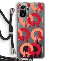 Dogs: Xiaomi Redmi Note 10S Transparant Hoesje met koord