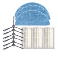 XI239 3 paar K614 side brushes + 3 stuks I208 filters + 3 stuks I201 vodden set voor ILIFE V5S Pro/V50/V5S