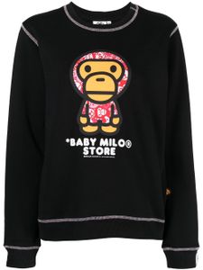 *BABY MILO® STORE BY *A BATHING APE® sweat à imprimé graphique - Noir