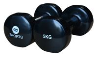 Vinyl dumbells 2 x 5.0 kg