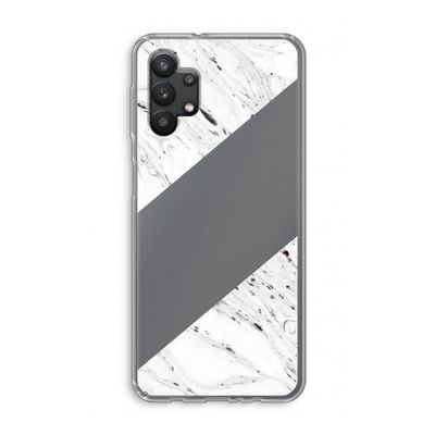 Biggest stripe: Samsung Galaxy A32 5G Transparant Hoesje
