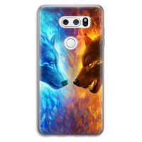 Fire & Ice: LG V30 Transparant Hoesje