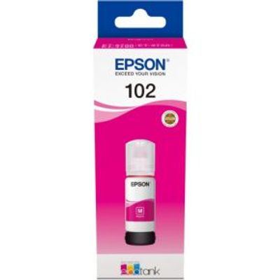 Epson 102 70ml Magenta inktcartridge voor de Ecotank
