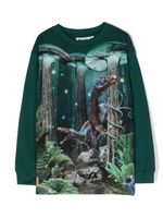 Molo t-shirt en coton biologique à imprimé photographique - Vert - thumbnail