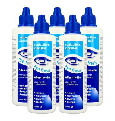 Eye Fresh Lenzenvloeistof Alles-In-1 Zacht Multiverpakking