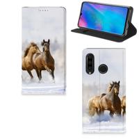 Huawei P30 Lite New Edition | Hoesje maken | Paarden
