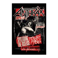 Anthrax Spreading the Disease Tour 1986 Poster 61x91.5cm - thumbnail