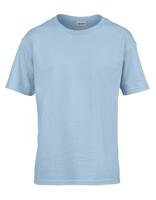 Gildan G64000K Softstyle® Youth T-Shirt - Light Blue - S (110/116) - thumbnail