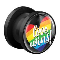 Tunnel met Pride! design Acryl Tunnels & Plugs - thumbnail