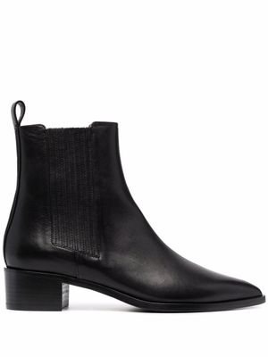 Scarosso Olivia suede ankle boots - Noir