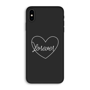 Forever heart pastel: iPhone XS Max Biologisch afbreekbaar hoesje