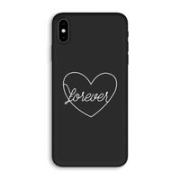 Forever heart pastel: iPhone XS Max Biologisch afbreekbaar hoesje