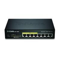 D-Link DGS-1008P/E netwerk-switch Unmanaged L2 Power over Ethernet (PoE) Zwart