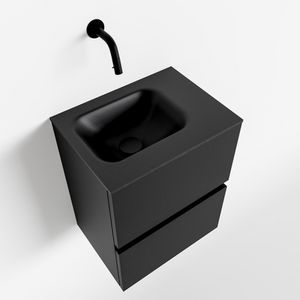 Toiletmeubel Mondiaz Ada | 40 cm | Meubelkleur Urban | Lex wastafel Urban Rechts | Zonder kraangat