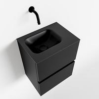 Toiletmeubel Mondiaz Ada | 40 cm | Meubelkleur Urban | Lex wastafel Urban Rechts | Zonder kraangat