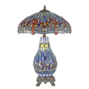 A TIFFANY STYLE TABLE LAMP