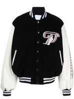 3PARADIS veste bomber Letterman - Noir